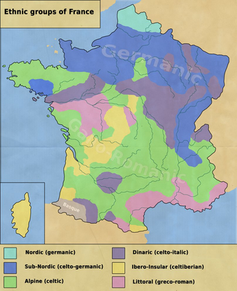 main ethnic groups in france